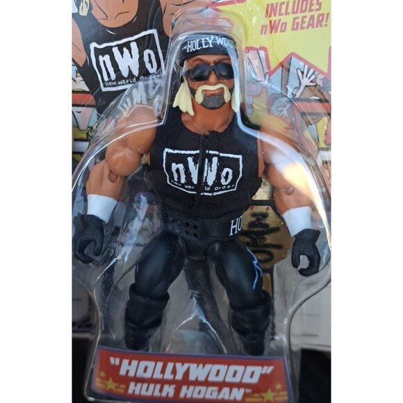 WWE Superstars Series 1 "Hollywood" Hulk Hogan Figure With nWo Gear - Picture 2 of 3